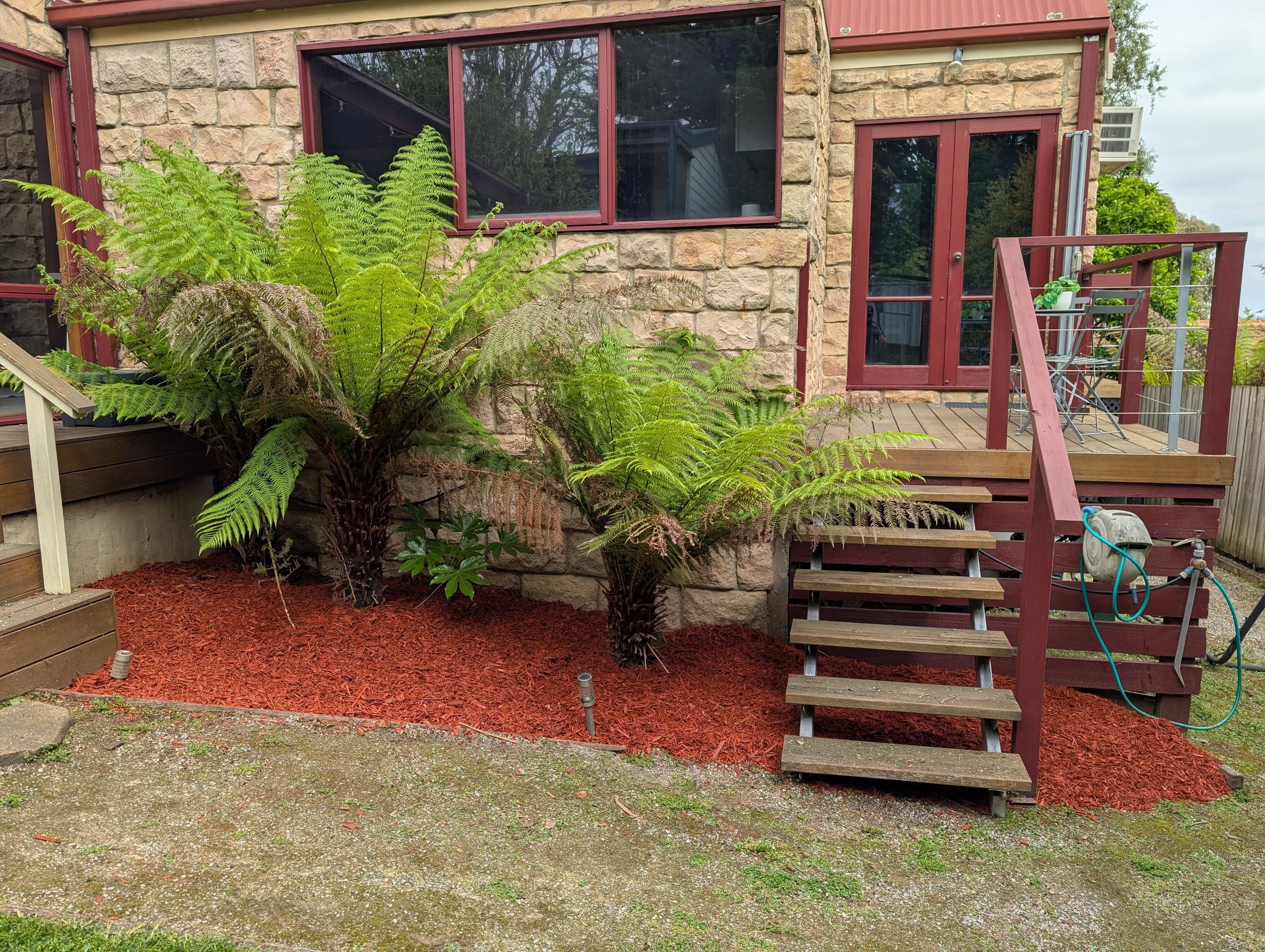 elevate property maintenance and repairs home care landscaping melbourne outer east and yarra valley deck build and repair pergola install garden care mulching weeding lawns