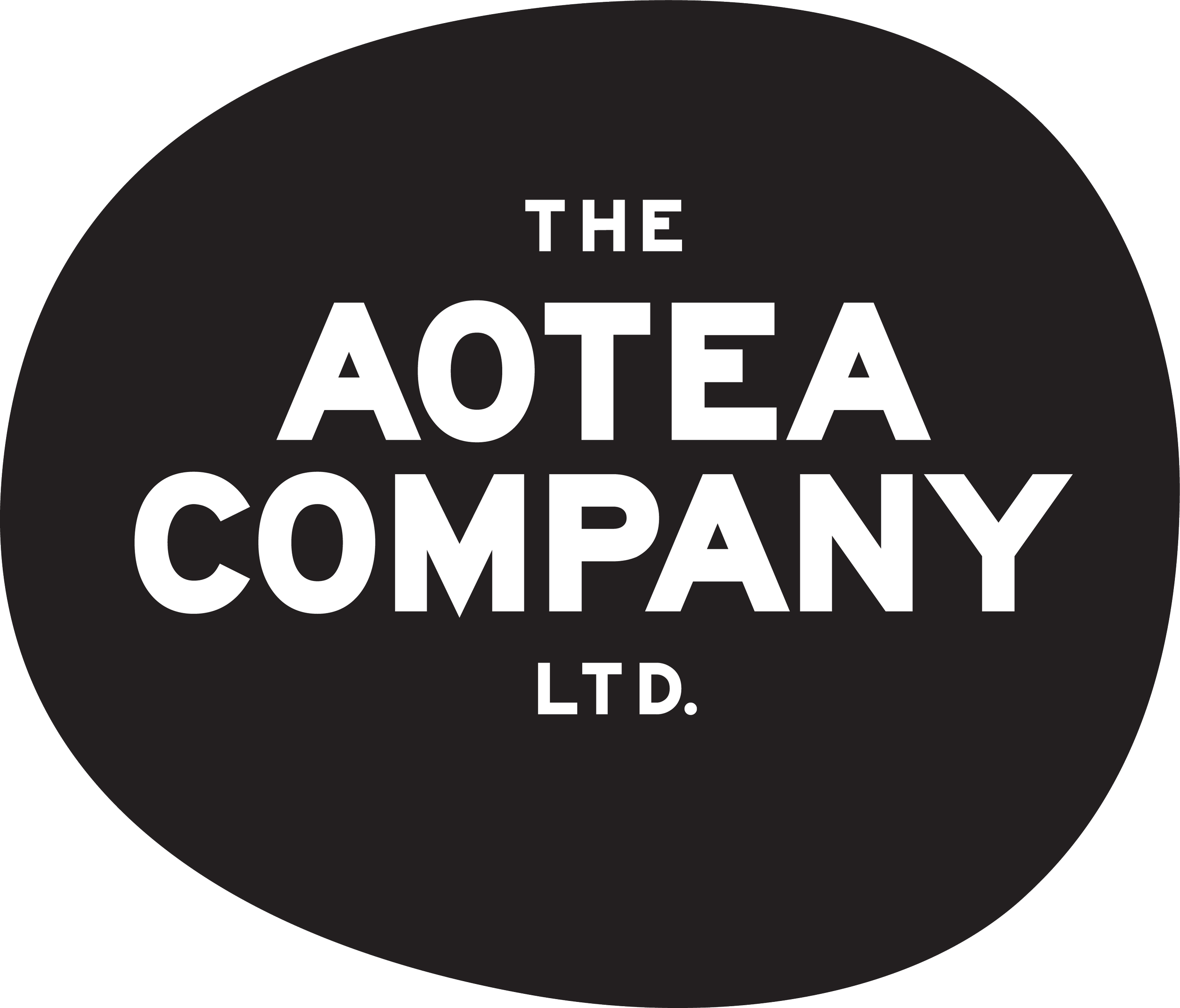 A black circular logo with white text that reads 'THE AOTEA COMPANY LTD.'