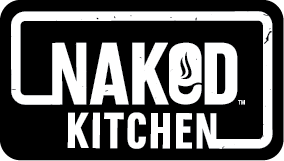 NAKOD Kitchen logo with black background and white text.