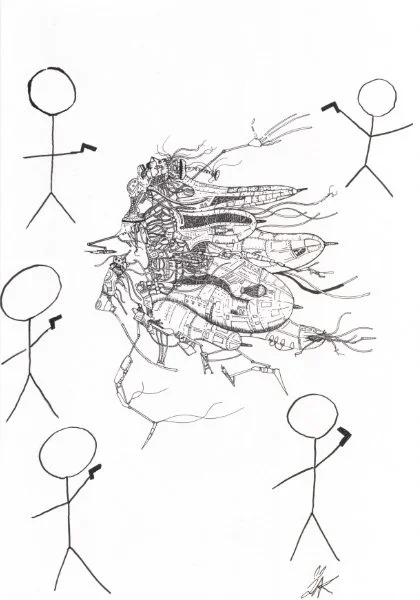 'I don't like drawing fascists' (A4)