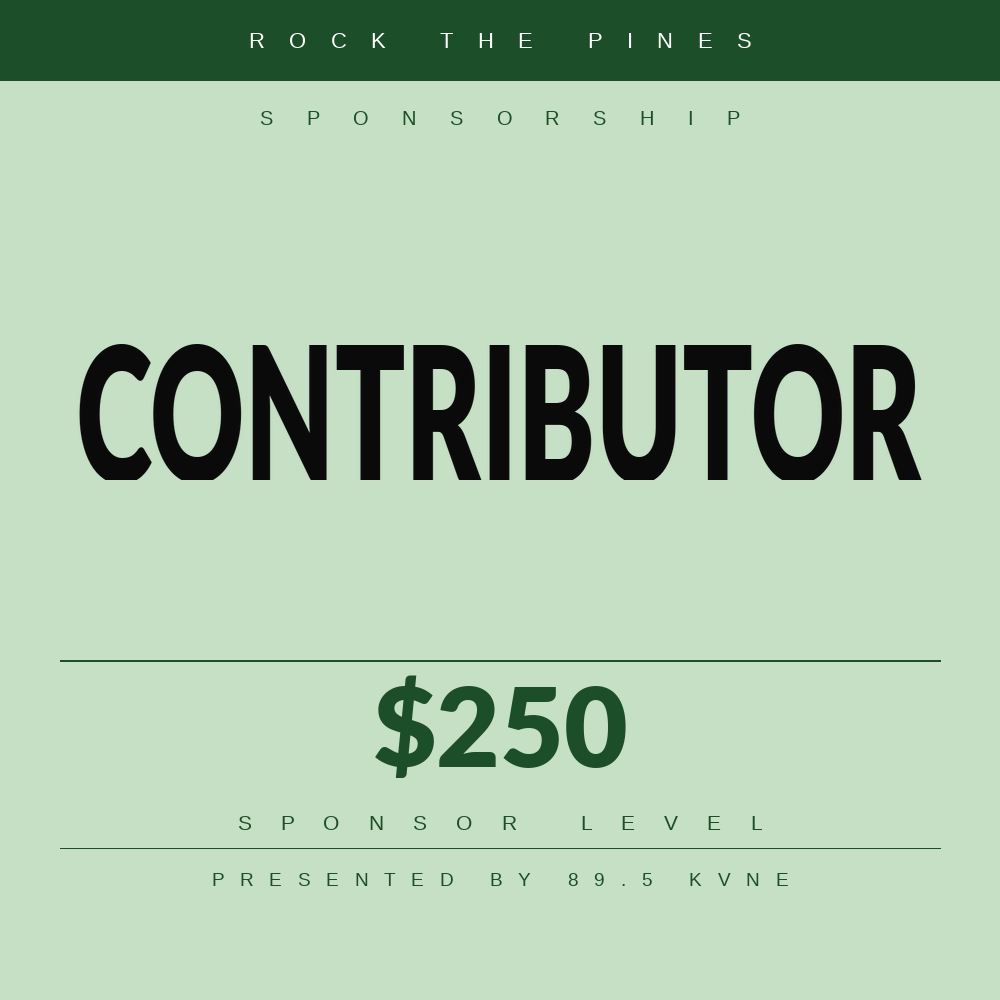 Contributor Sponsor