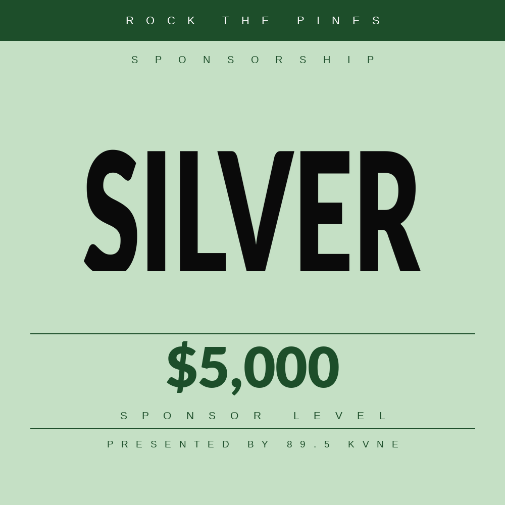 Silver Sponsor