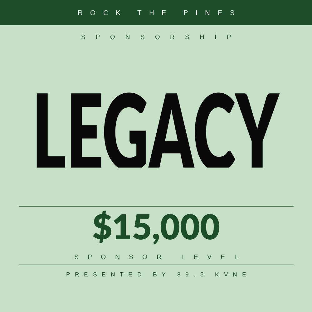 Legacy Sponsor