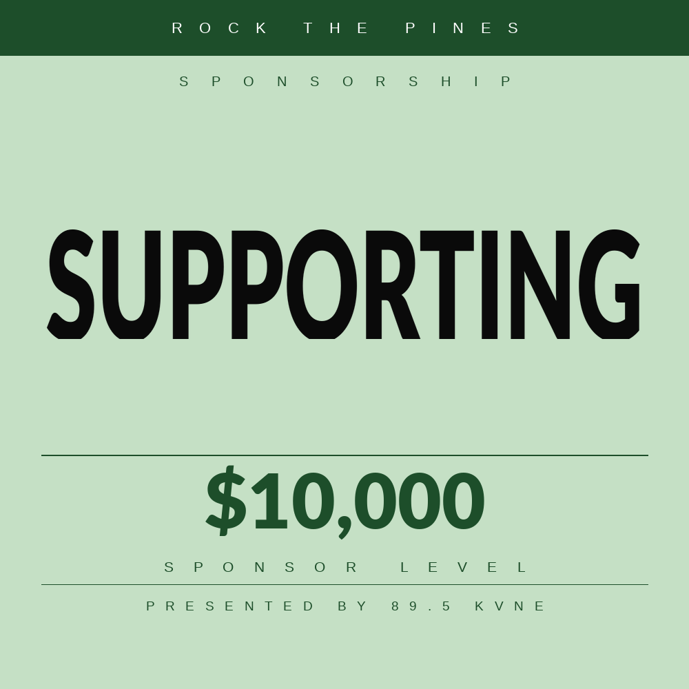 Supporting Sponsor