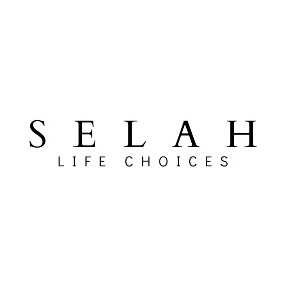 SelaH Life Choices logo in black text on a white background.