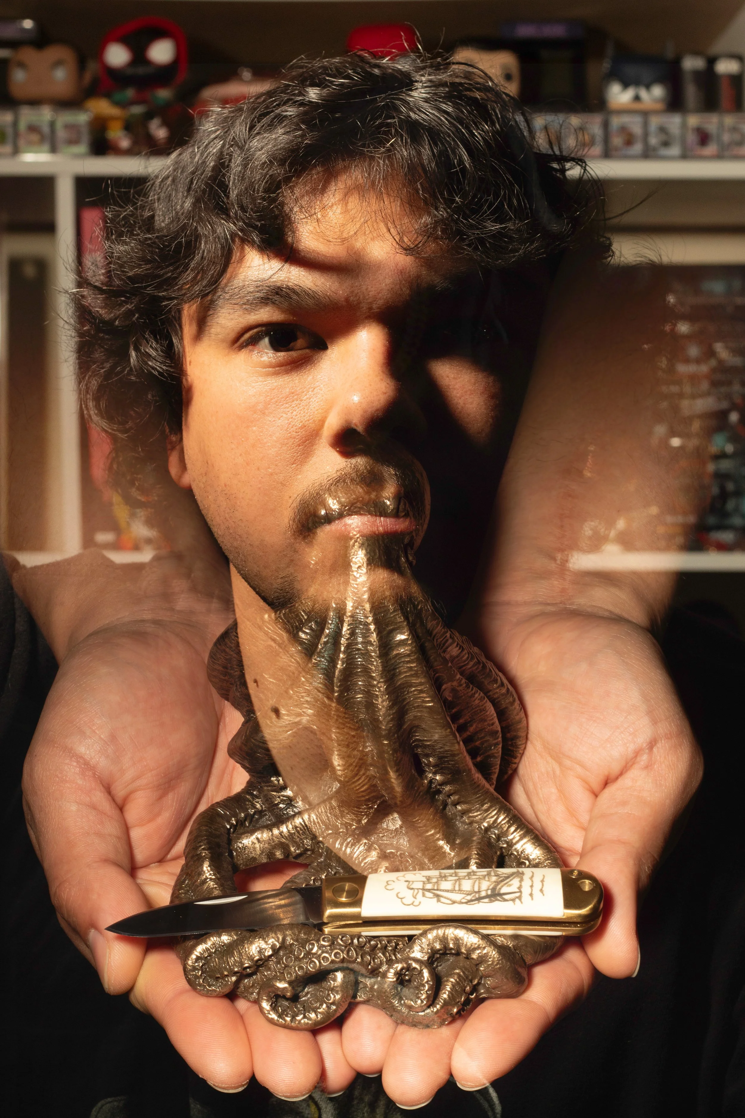 James. 2026. Digital Composite Image. From series, Talk With Your Hands.