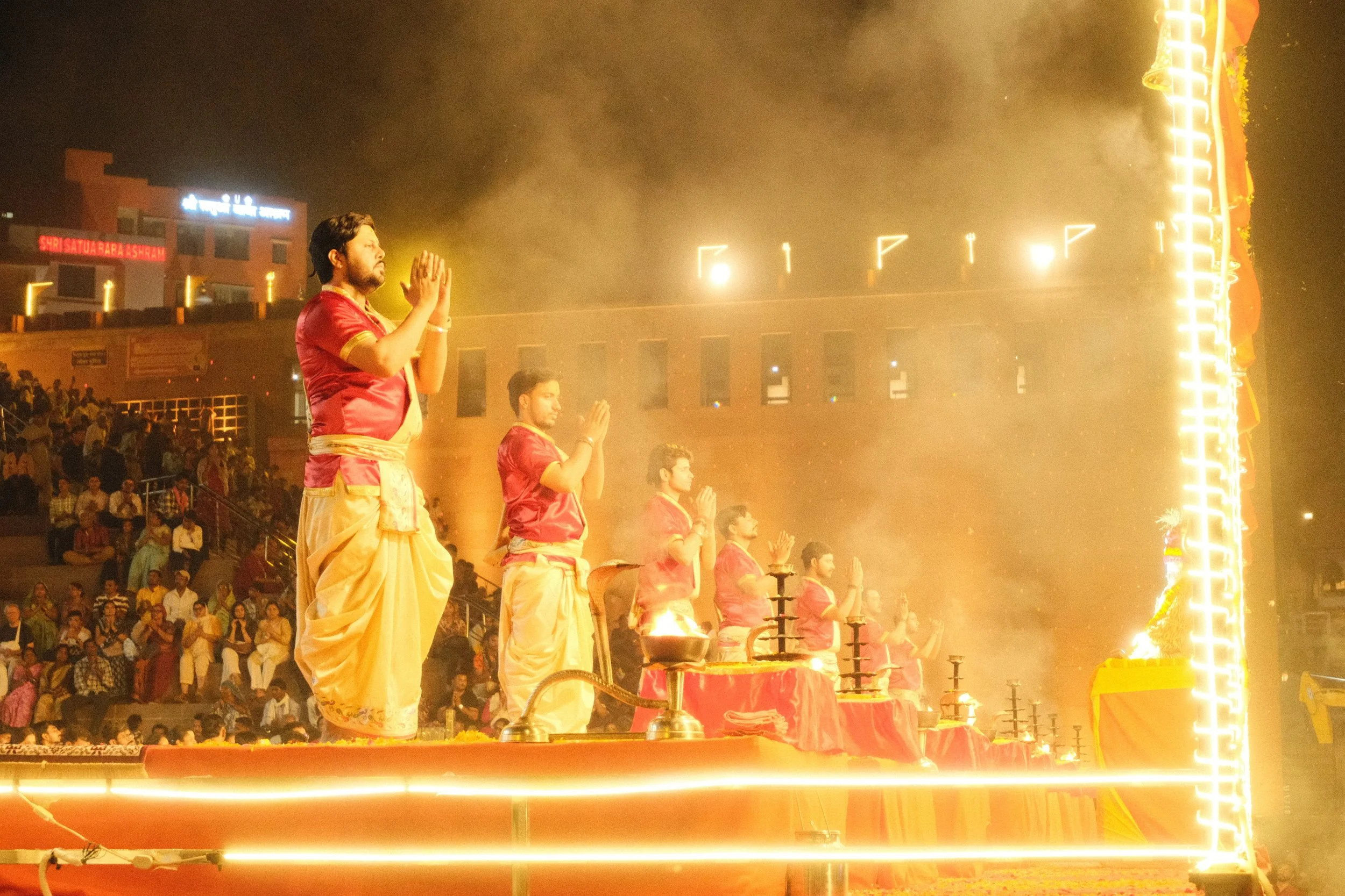 Ganges river ritual