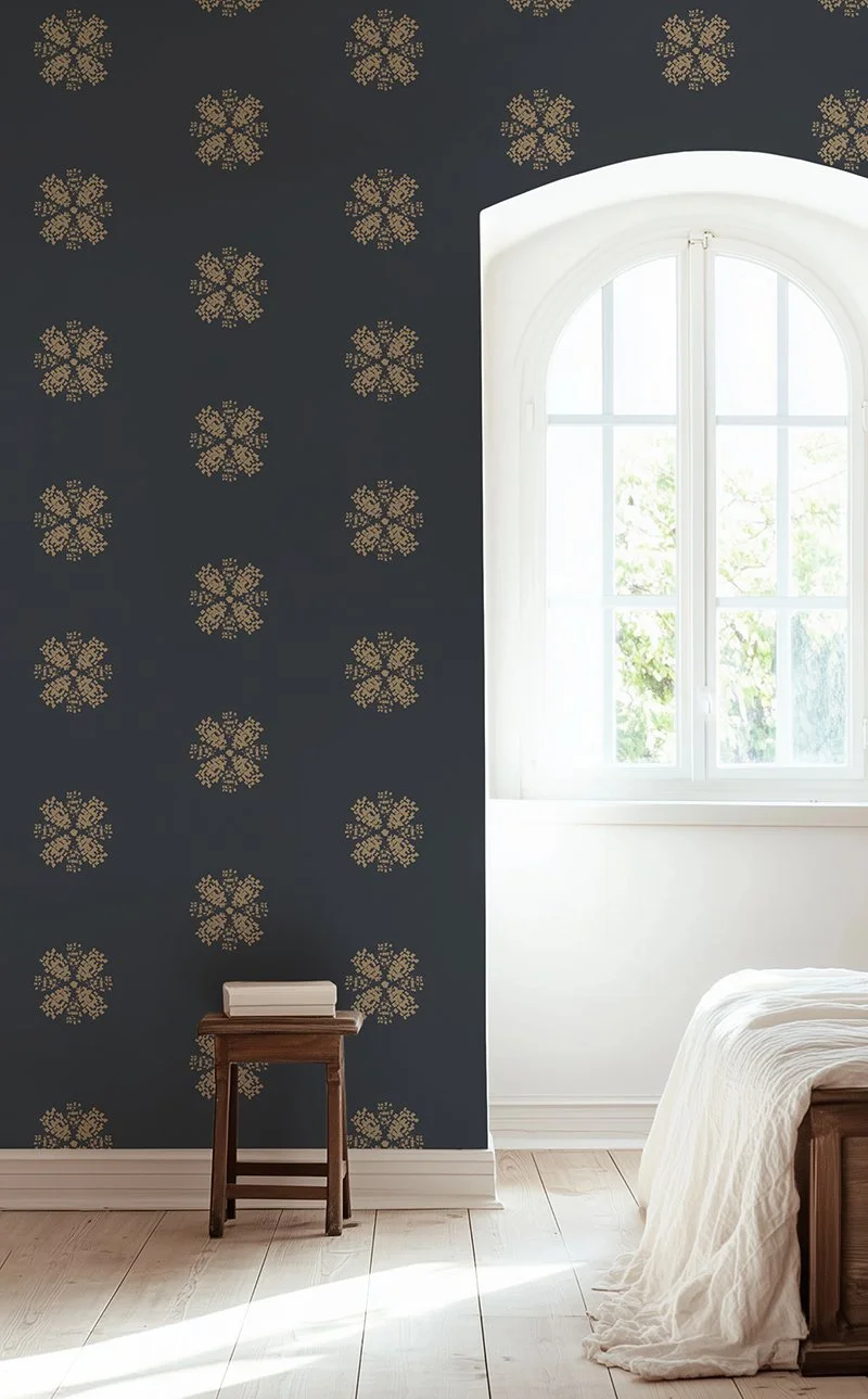 block print floral-bedroom navy.jpg