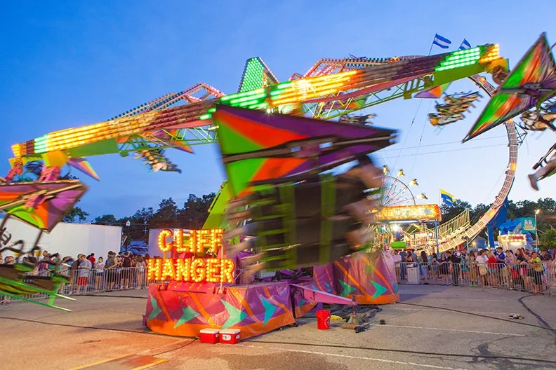 Carnival Rides at Old Shawnee Days