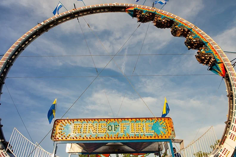 Ring of Fire ride at Old Shawnee Days