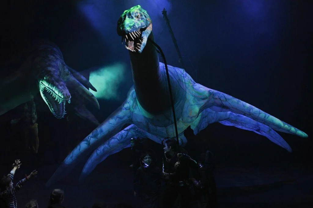 Puppeteering and Creature Builds for 'Erth's Prehistoric Aquarium'