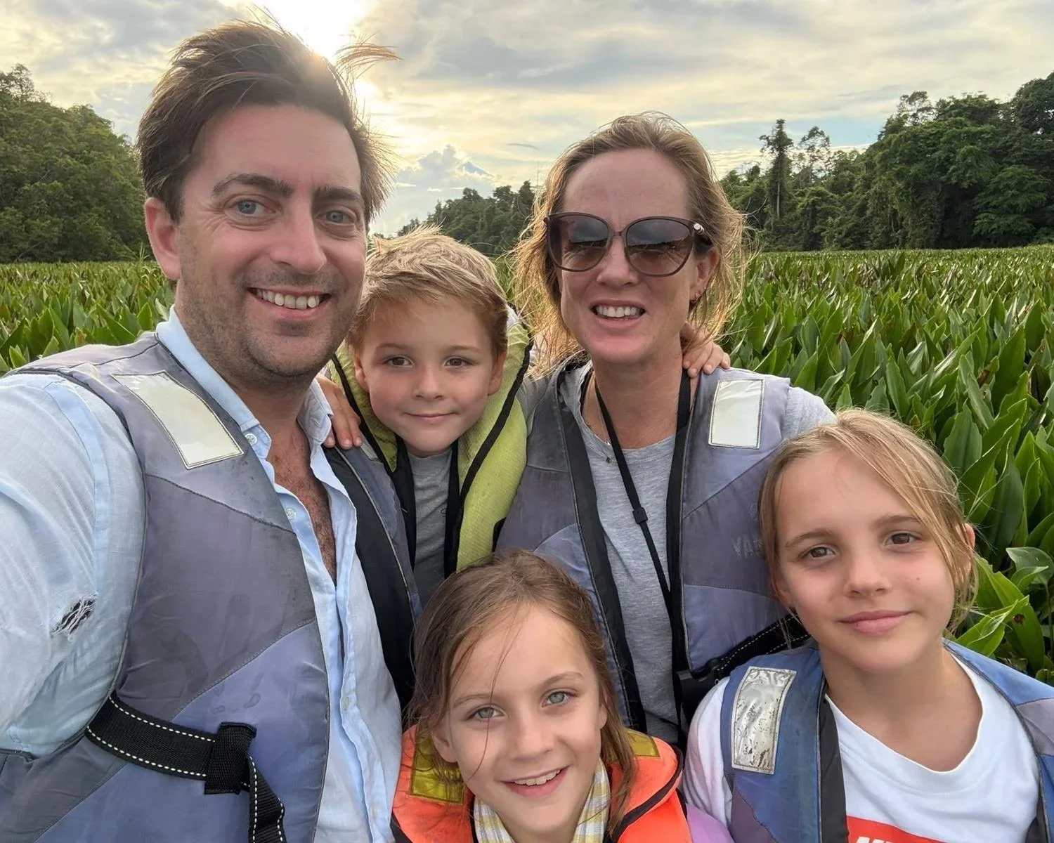 Claire Graham and family on a long weekend to Borneo