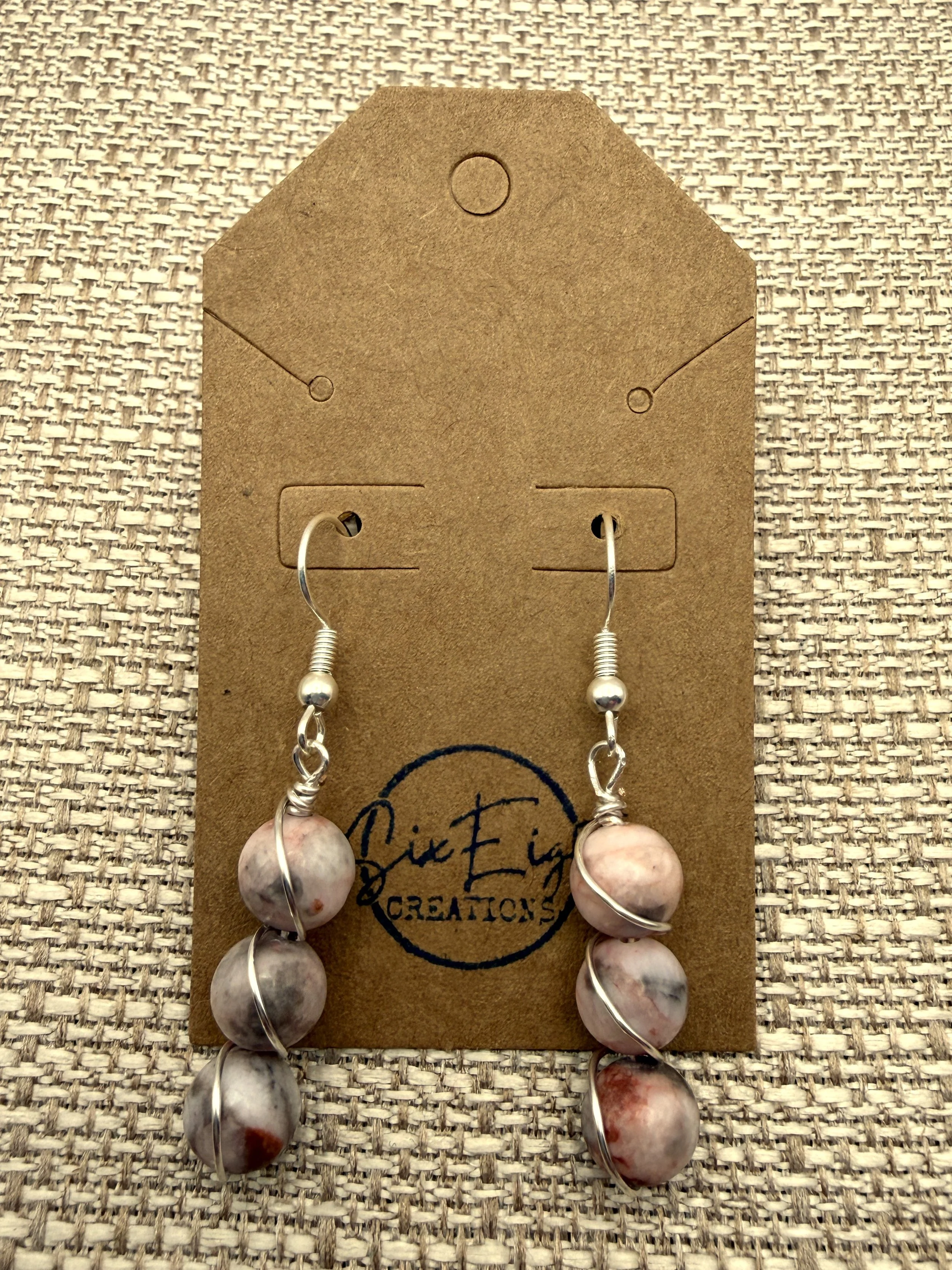 Jasper Trio Wrap Earrings