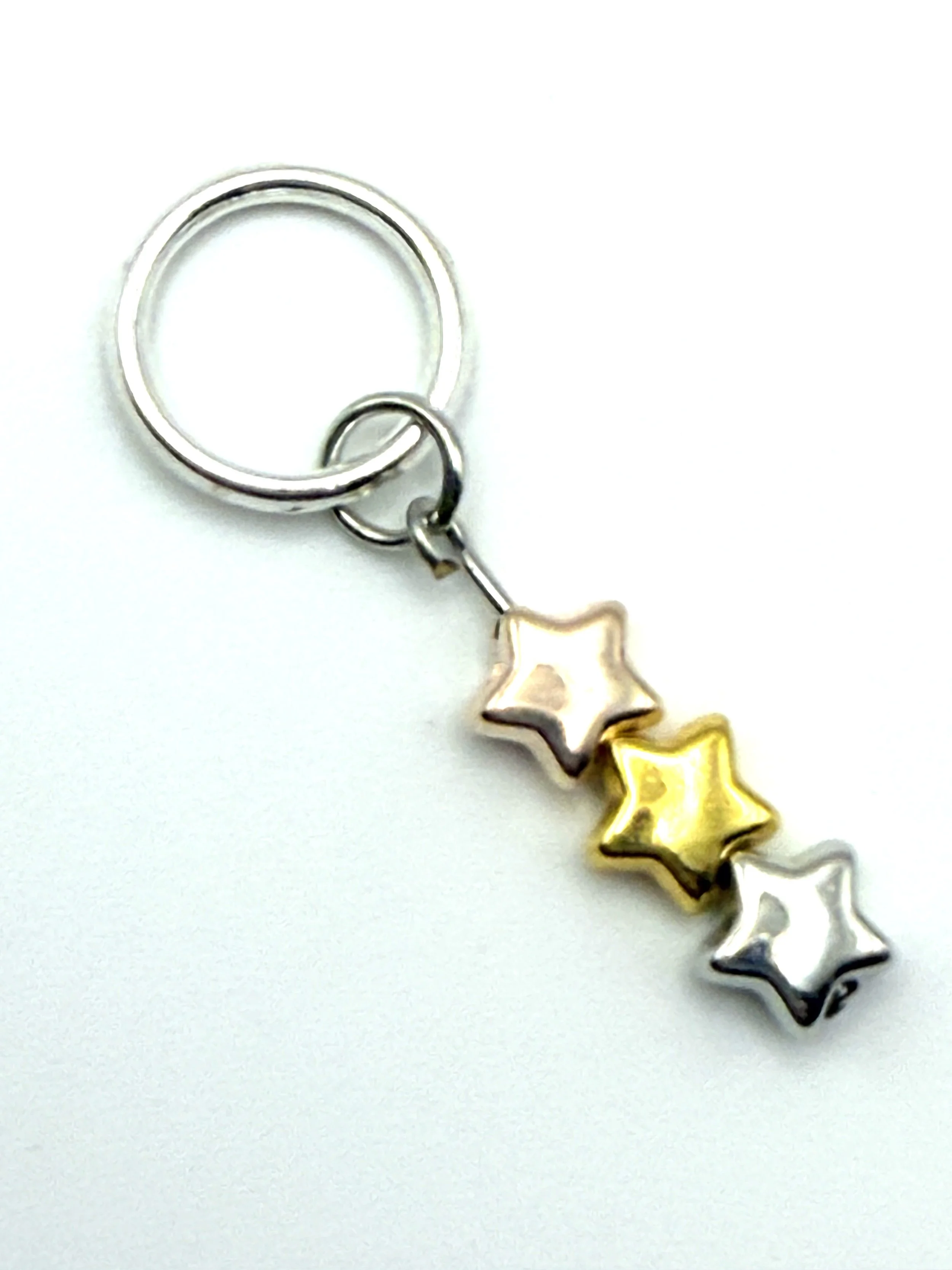 Trio Stars Stitch Marker Set