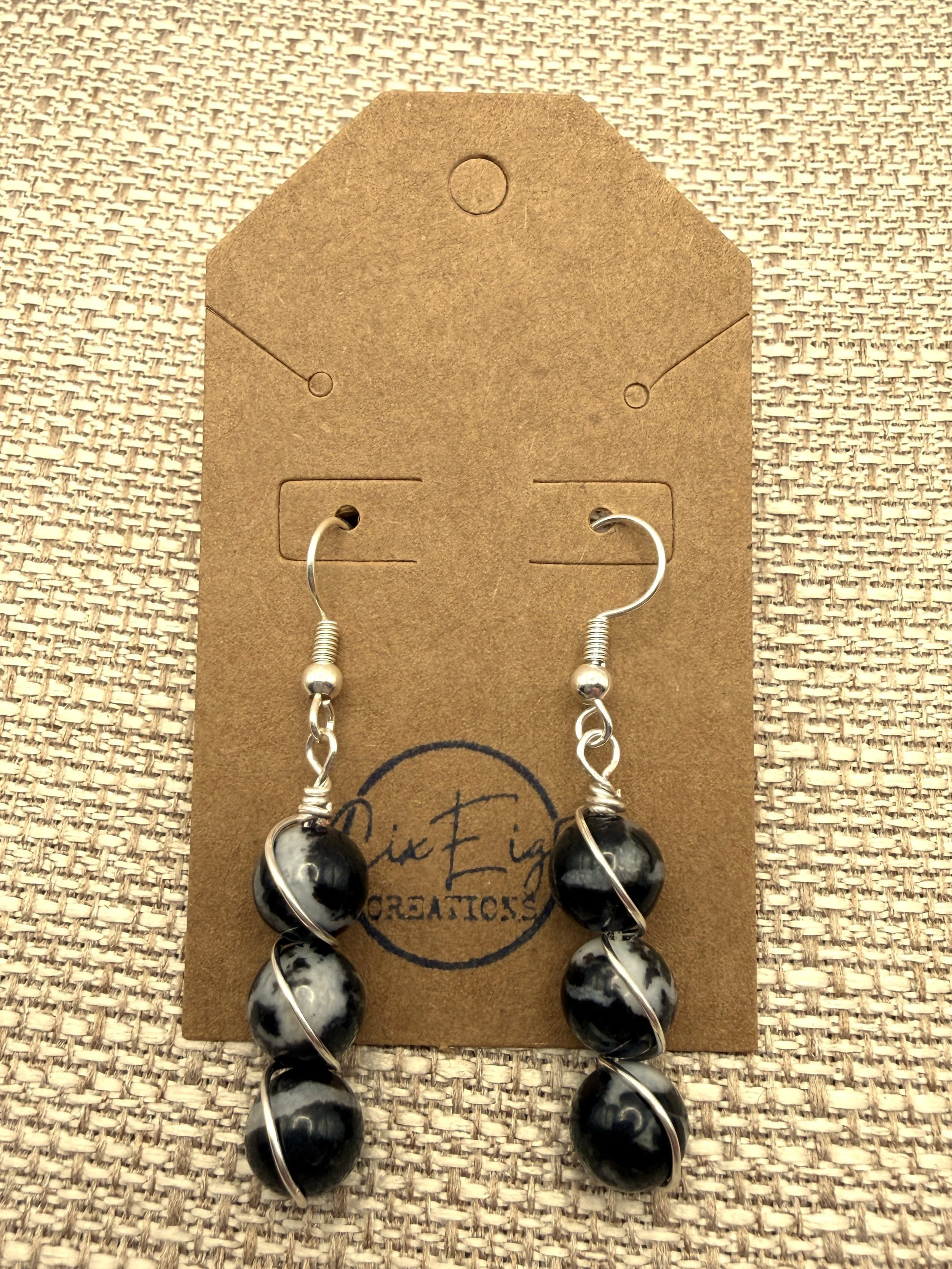 Jasper Trio Wrap Earrings