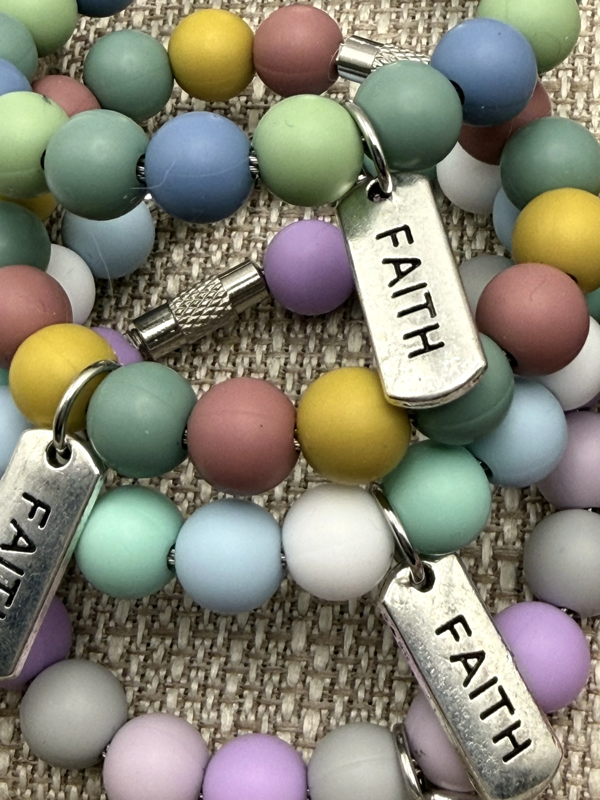 Silicone Beaded Charms