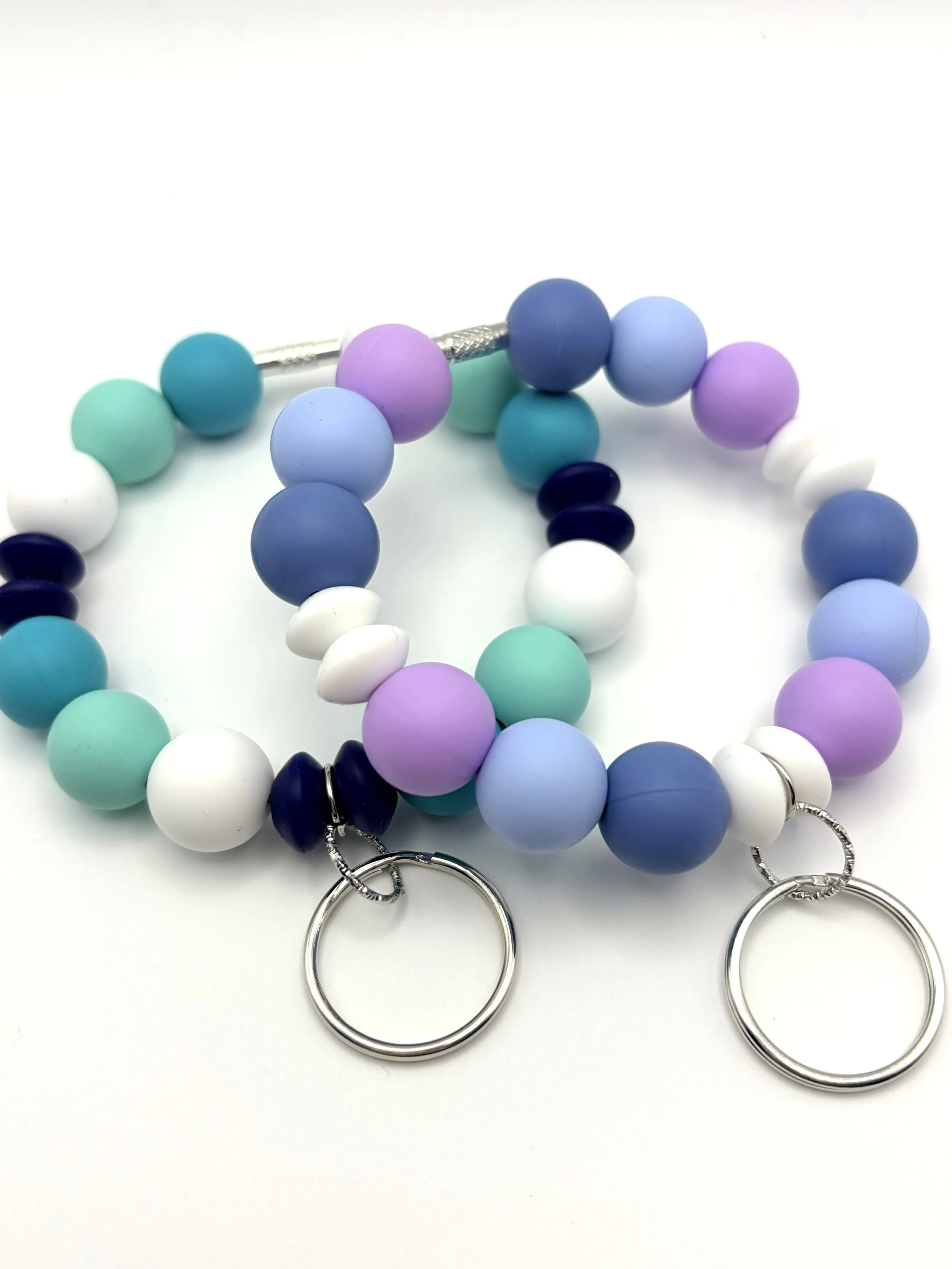 Silicone Wristlet Keychains