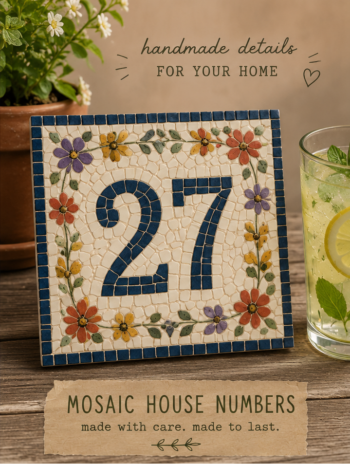 Slow Crafting Afternoon: House Mosiacs