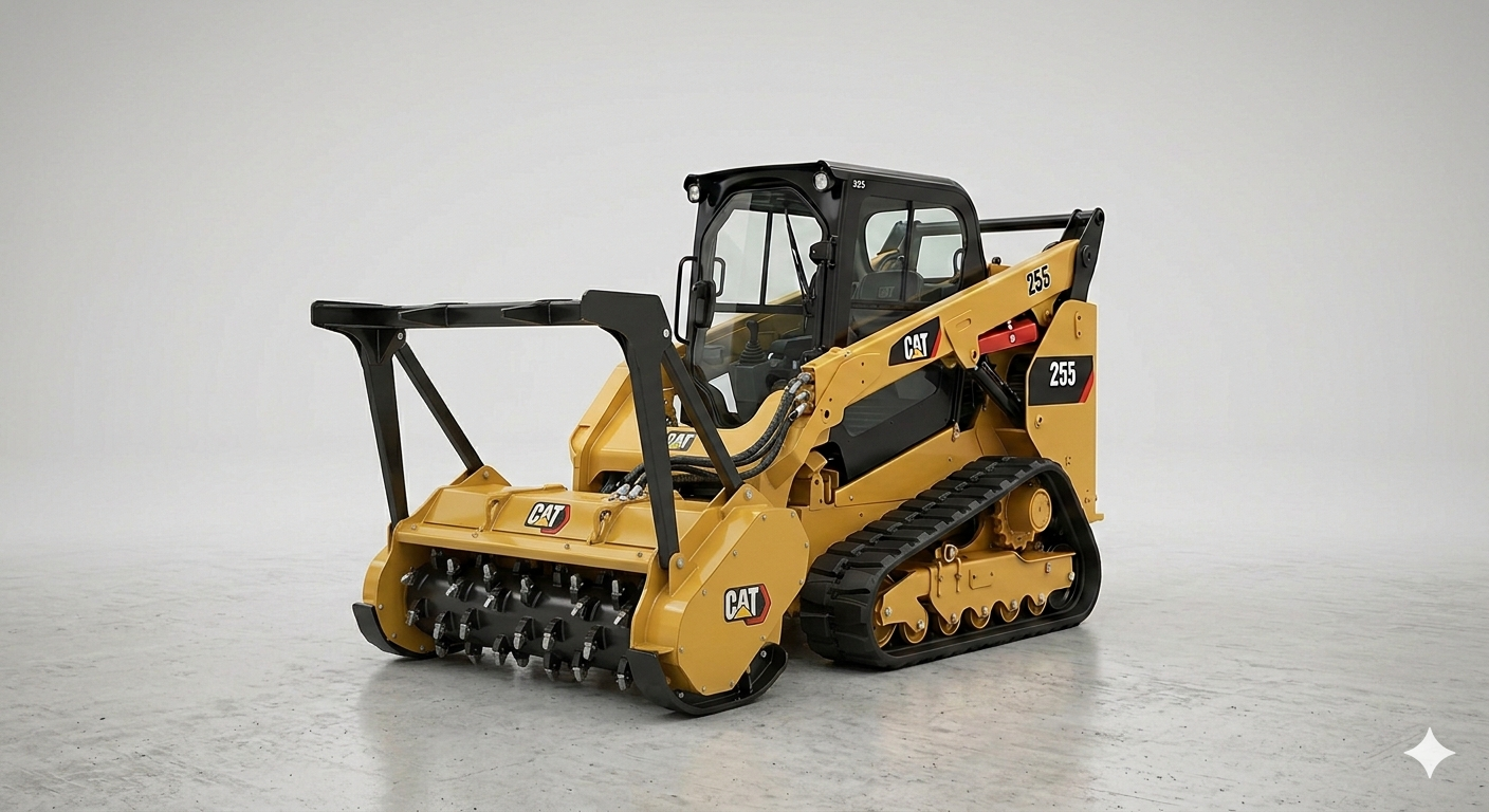 Machine with Drum Mulcher