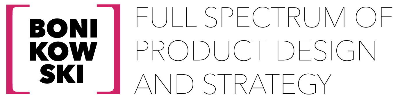 BONIKOWSKI — full spectrum of product design and strategy logo