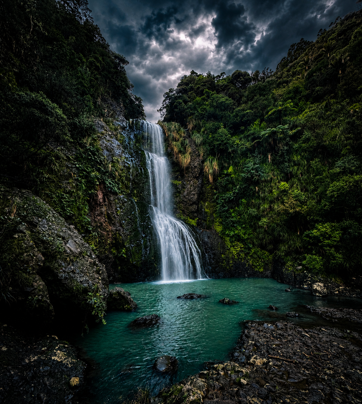 Kitekite Falls