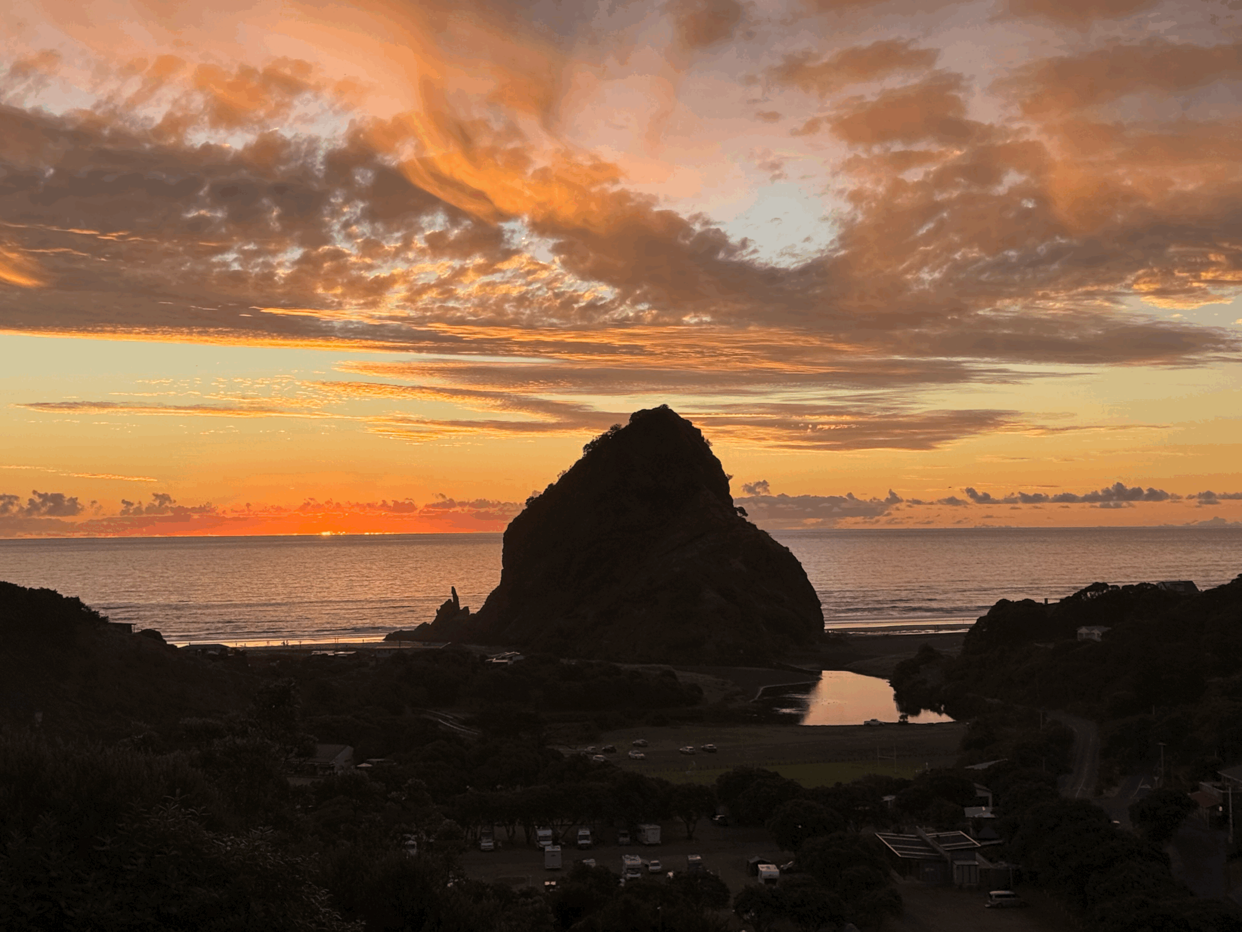 The Piha sunset