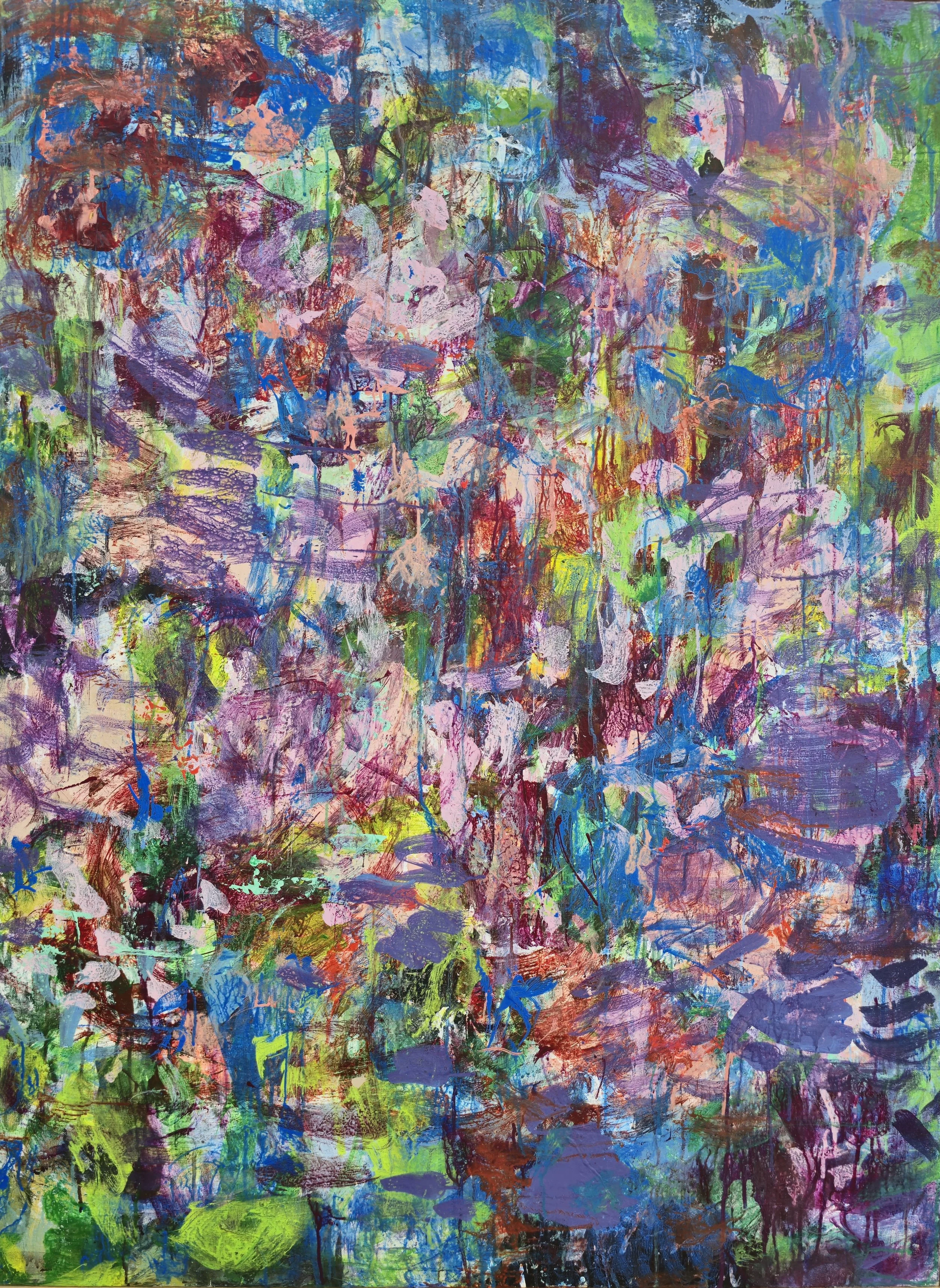 Paysage juin - 130x97cm - Acrylique sur toile - 2021