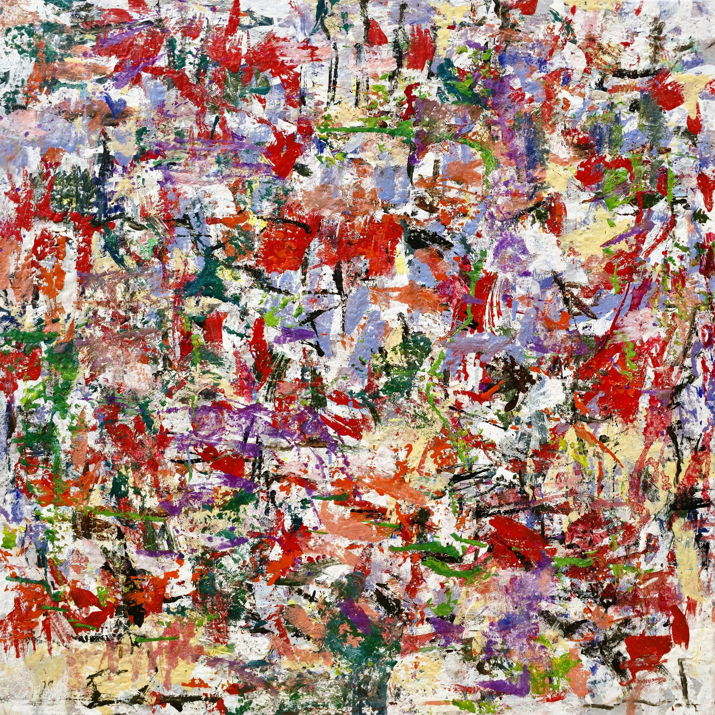 Avril 2 - 80x80cm - Huile sur toile - 2022