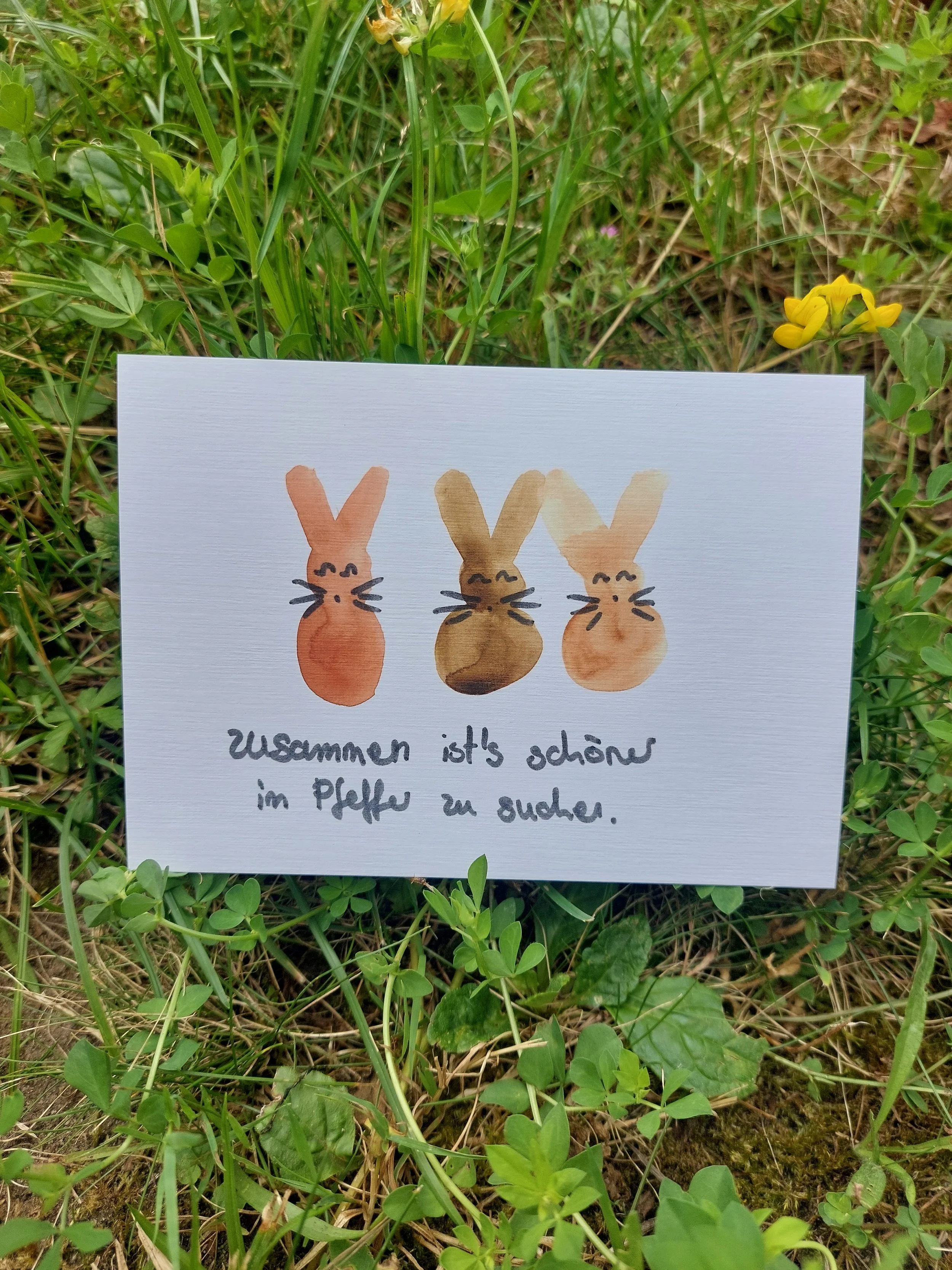 Postkarte "Zusammen"