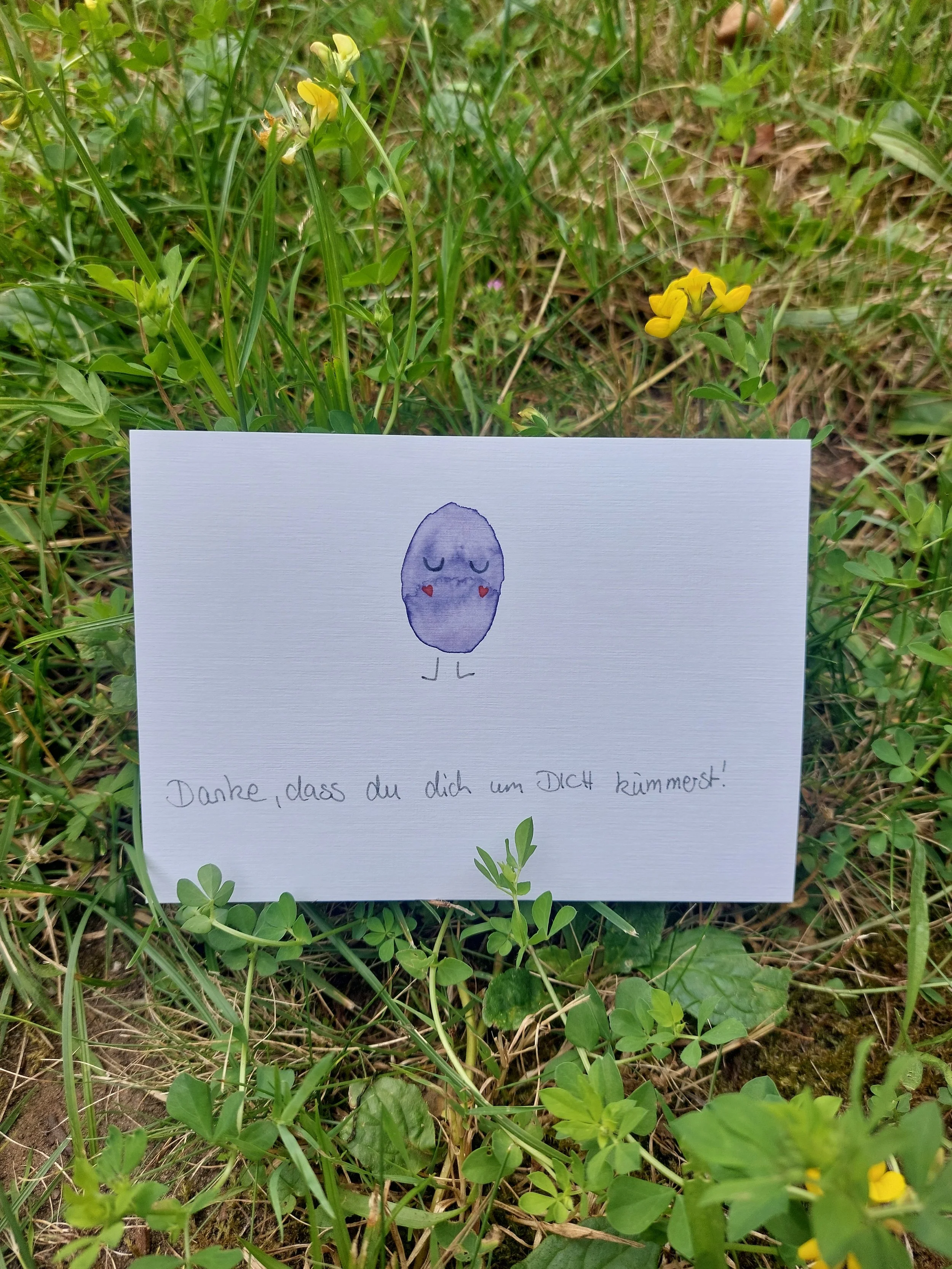 Postkarte "Danke, dass du dich um DICH kümmerst."
