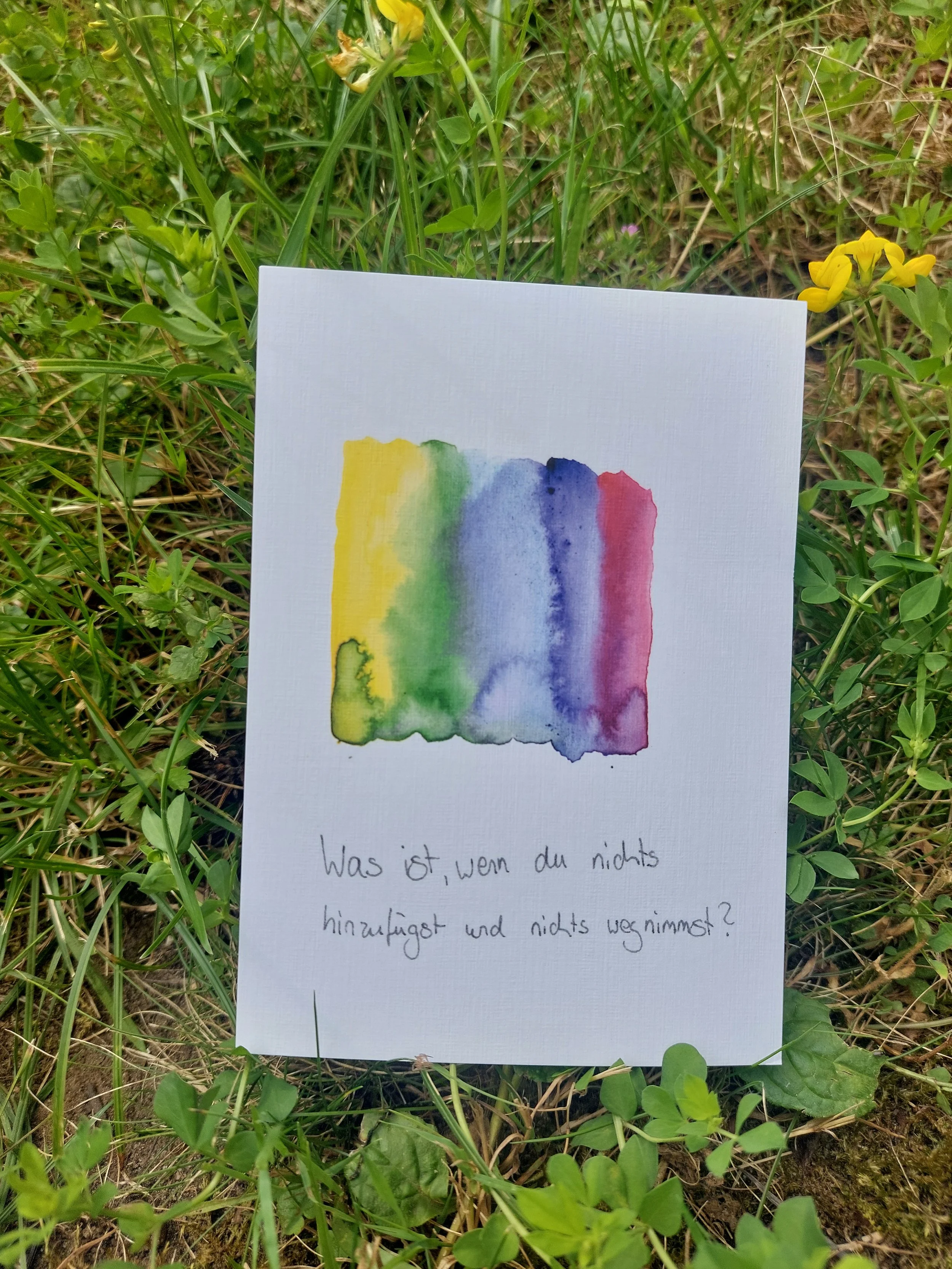 Postkarte "Was ist..."
