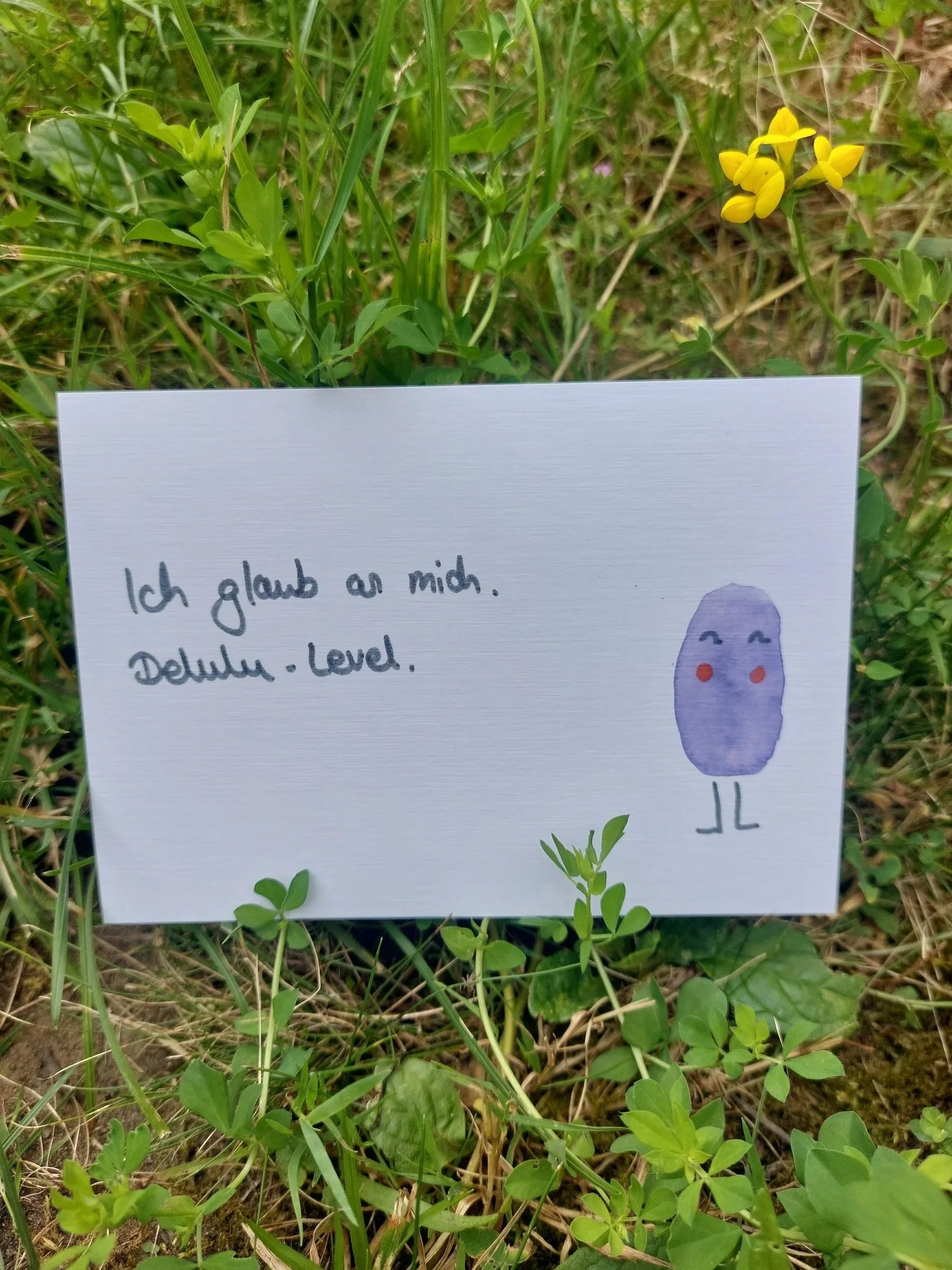 Postkarte "Ich glaube an mich"