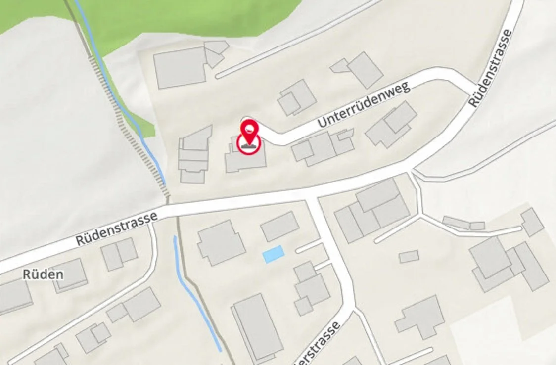 Unsere Adresse ist: Ralph Beinder, Rechtskonsulent, Unterrüdenweg 5, CH-9442 Berneck