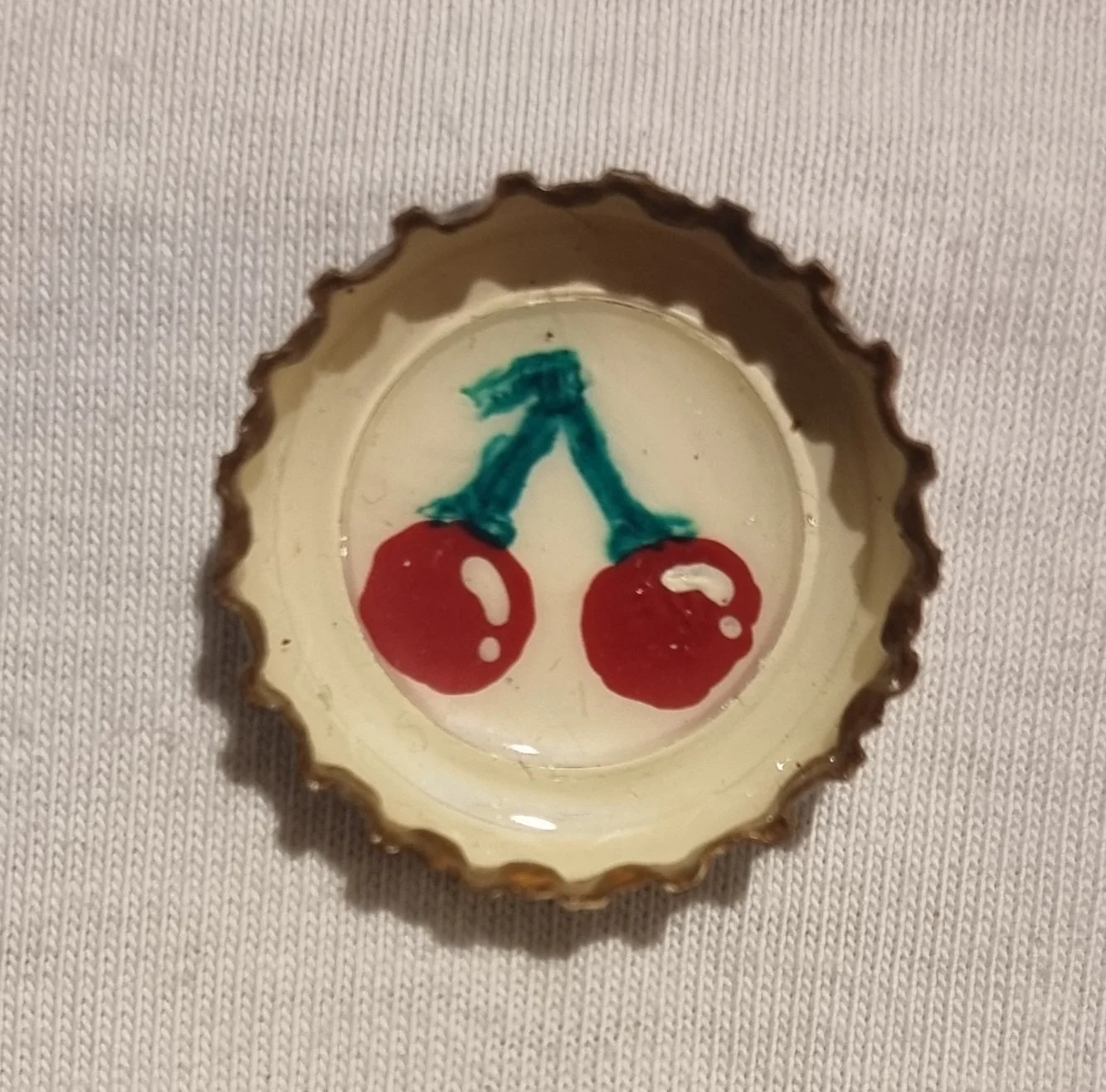 bottle cap pin