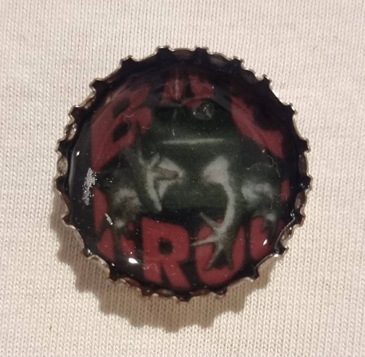 bottle cap pin