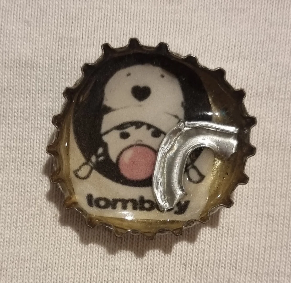 bottle cap pin