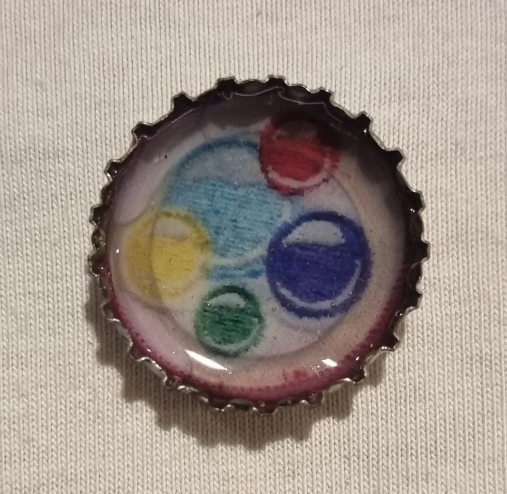 bottle cap pin