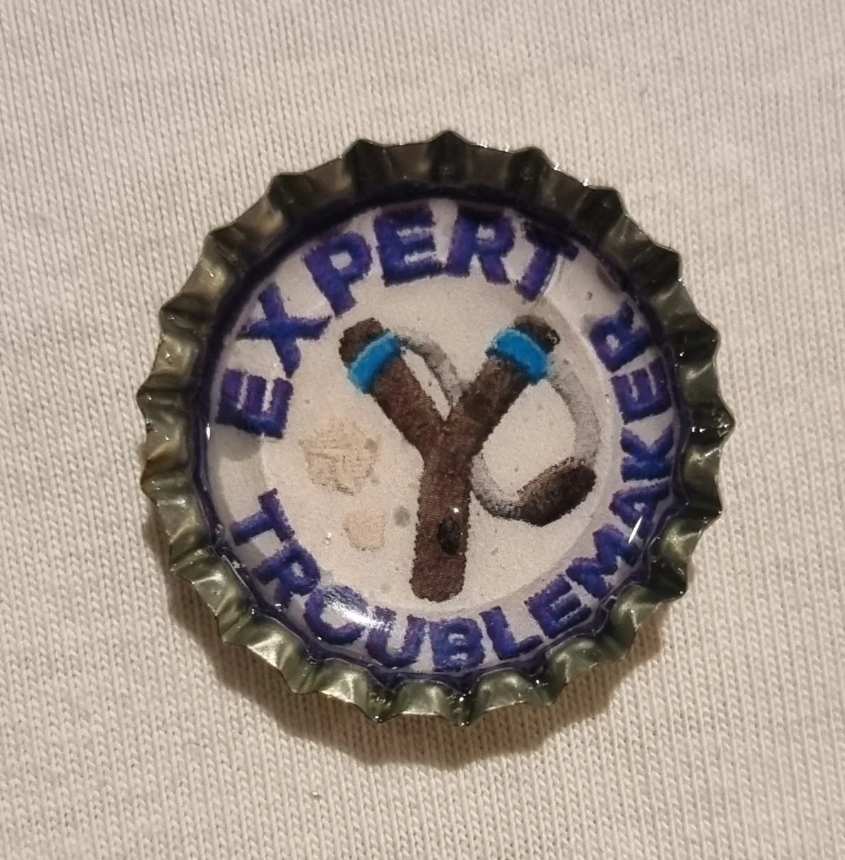 bottle cap pin
