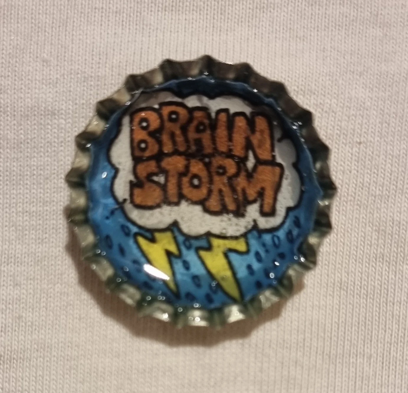 bottle cap pin