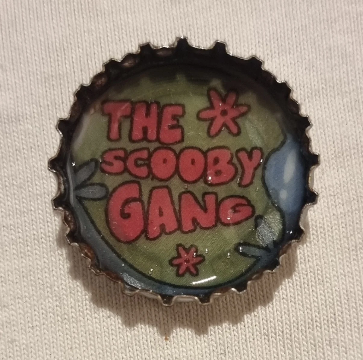 bottle cap pin
