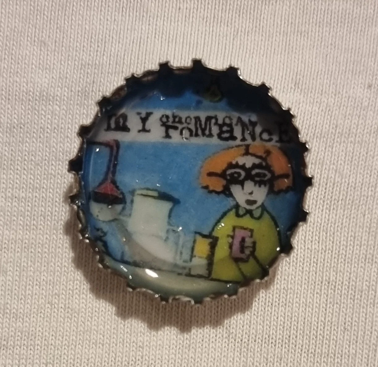 bottle cap pin