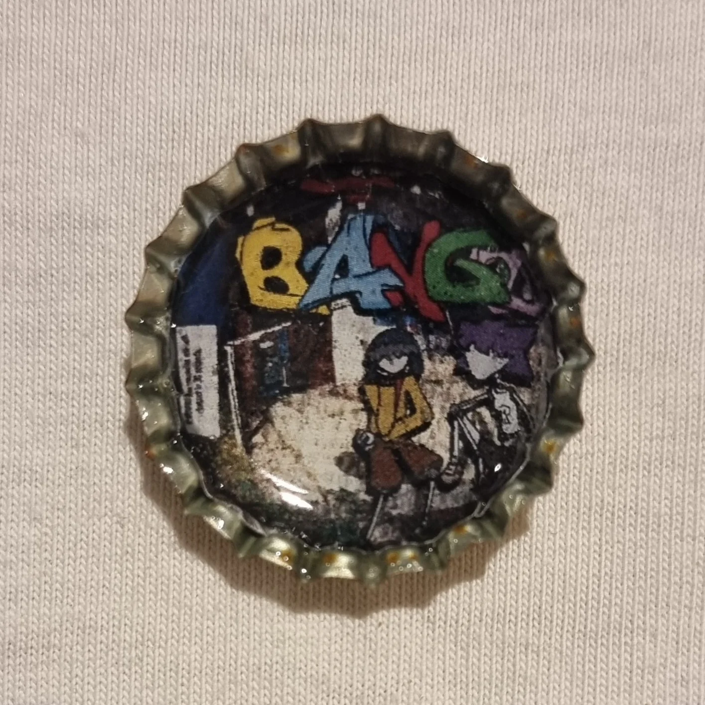 bottle cap pin