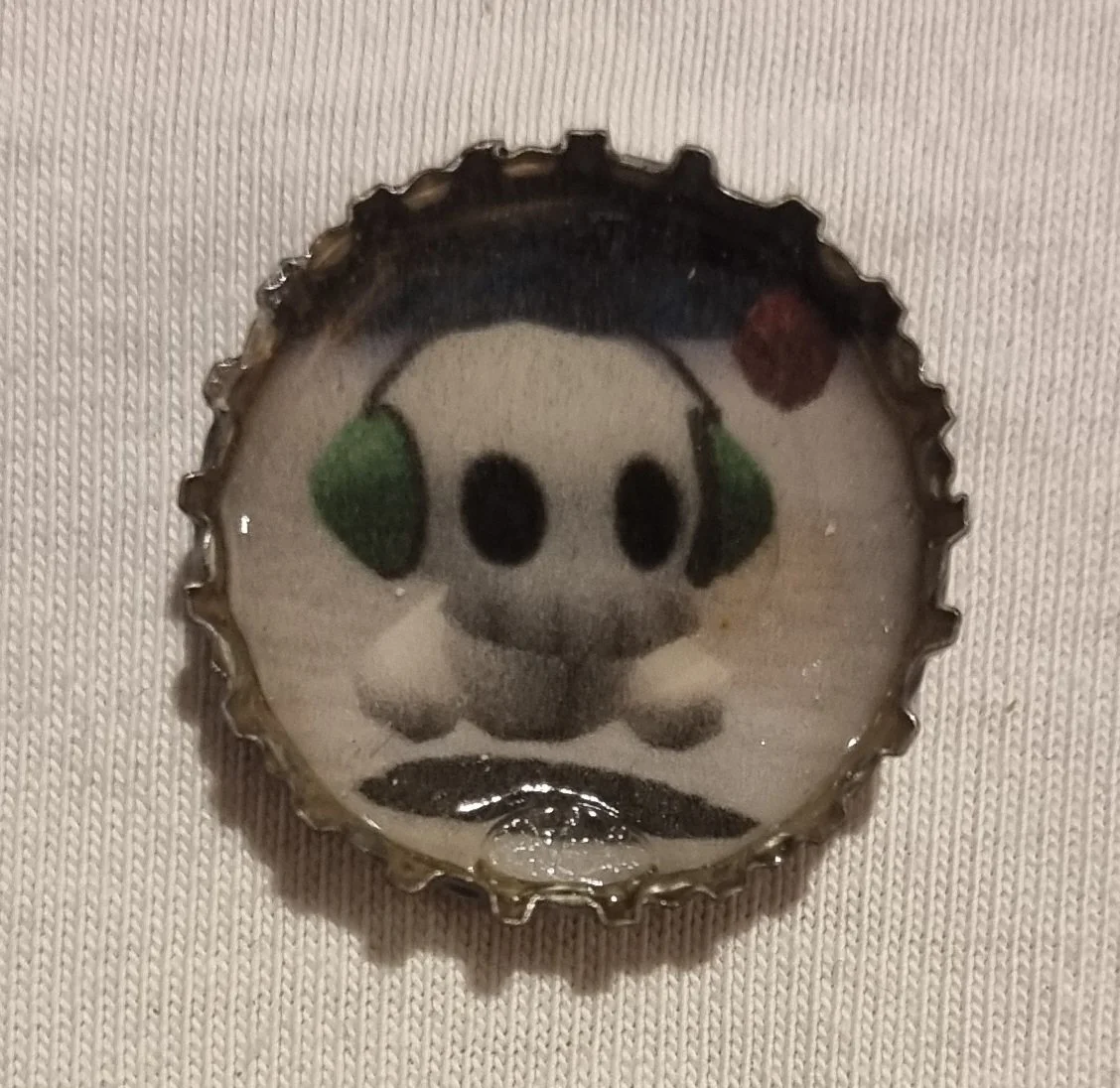 bottle cap pin