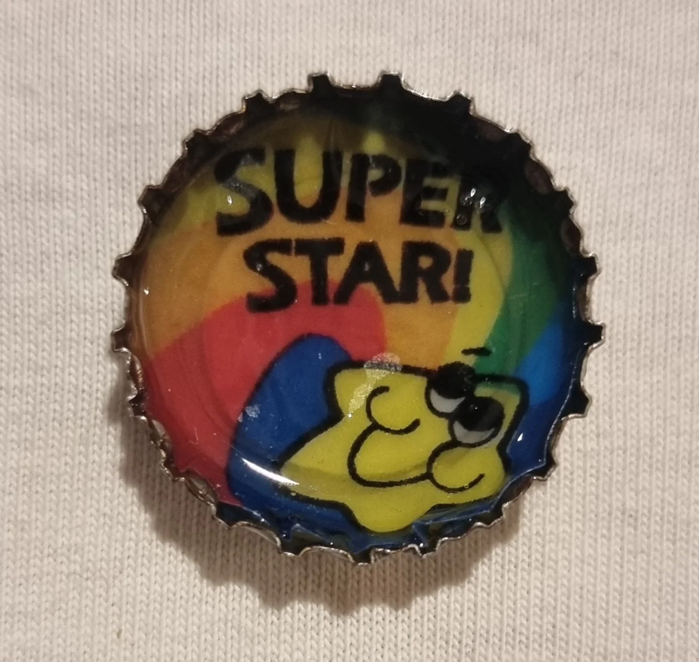 bottle cap pin