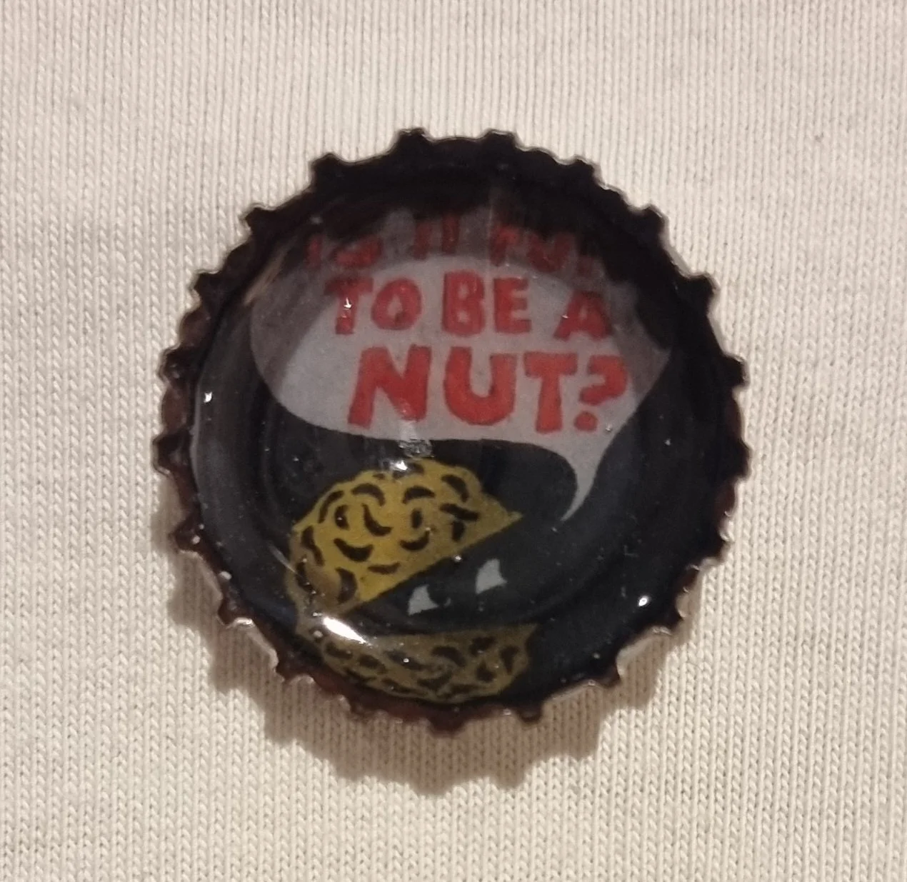 bottle cap pin