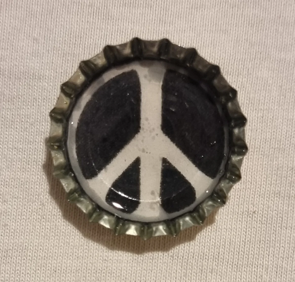 bottle cap pin