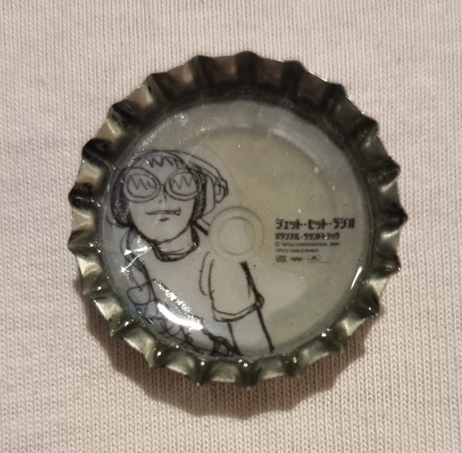 bottle cap pin