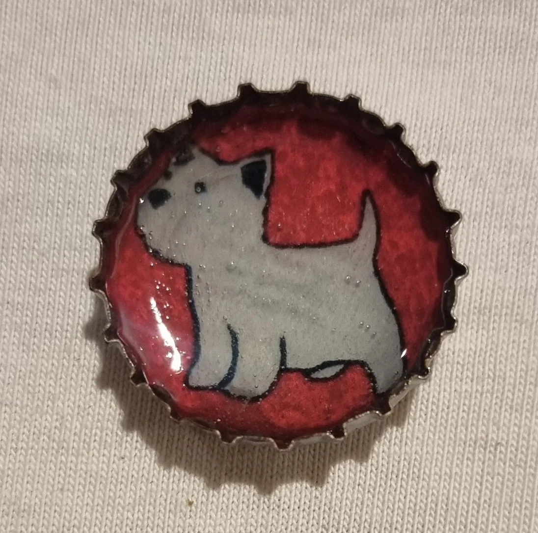 bottle cap pin