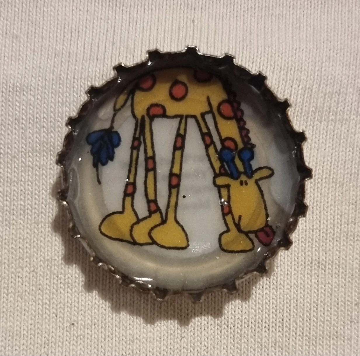 bottle cap pin