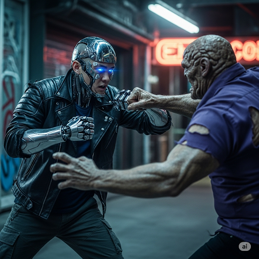 cyborg & mutant brawling